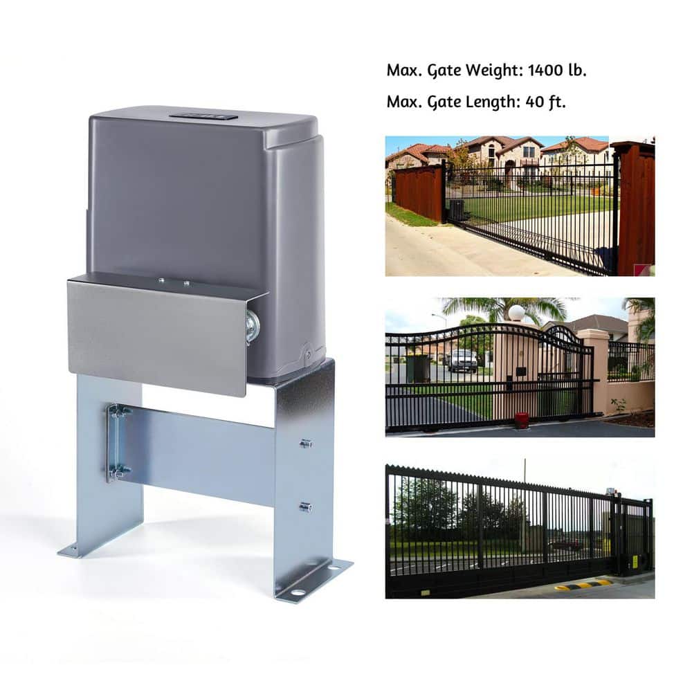 DOORADO Slide Single Automatic Gate Opener Kit with 2 Remote Controls