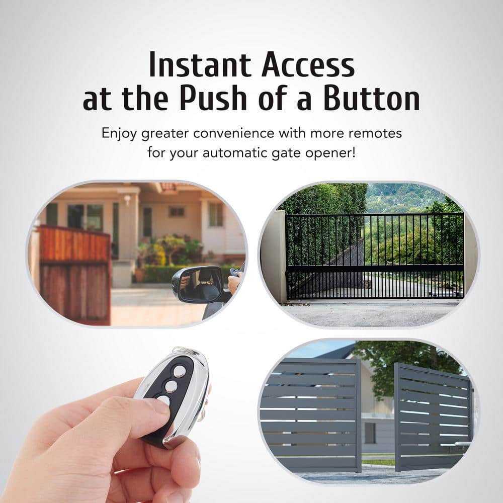 DOORADO 4-Button with Remote Transmitter for Automatic Gate Openers (Set of 2)