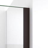 DreamLine Linea 34 in. W x 72 in. H Frameless Shower Screen in Oil Rubbed Bronze