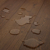 Sure+ Drift Gray Hickory Hickory 1/4 in. T x 6.5 in. W Click Lock Wire Brushed Engineered Hardwood Flooring (21.7 sq.ft./case)
