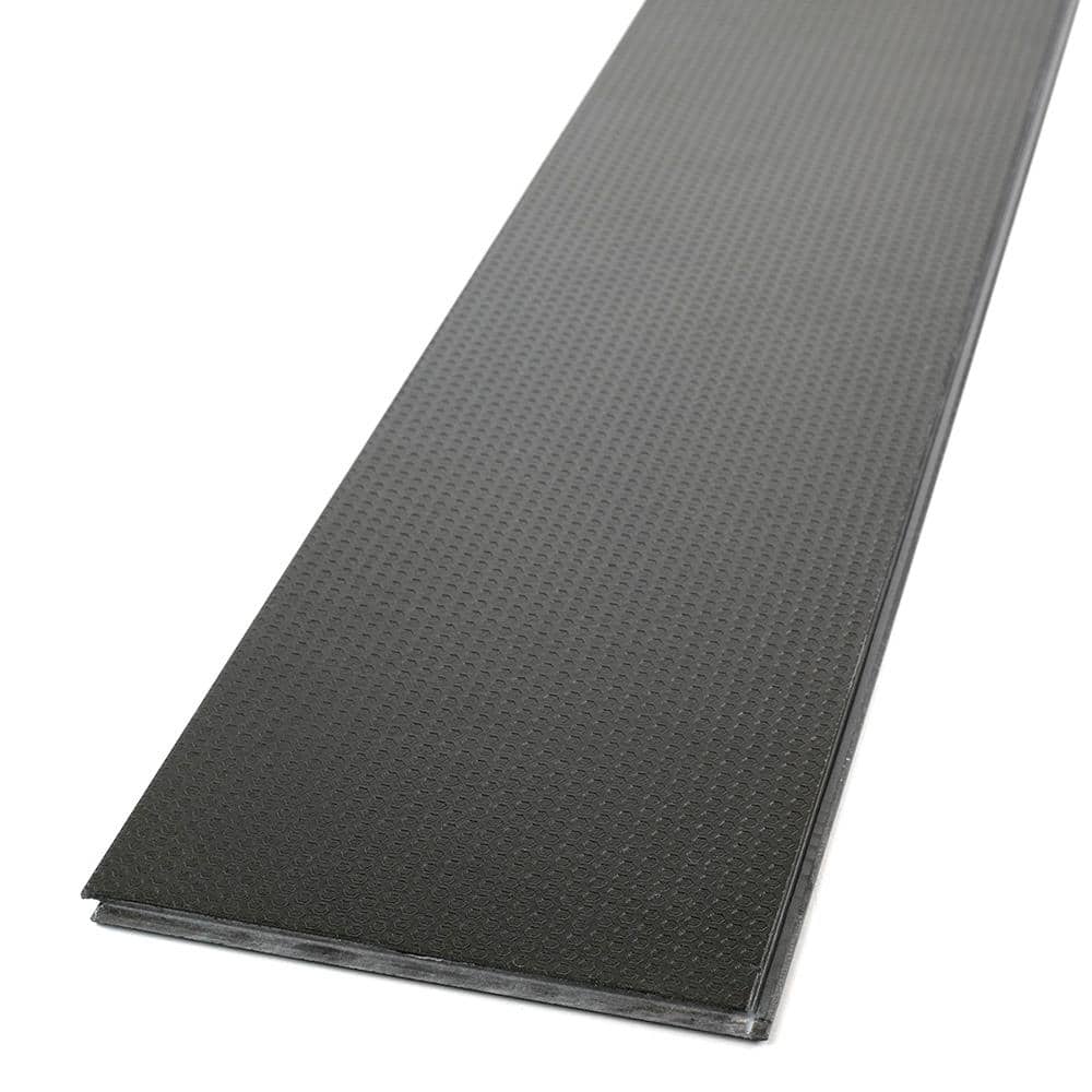 Sure+ Drift Gray Hickory Hickory 1/4 in. T x 6.5 in. W Click Lock Wire Brushed Engineered Hardwood Flooring (21.7 sq.ft./case)