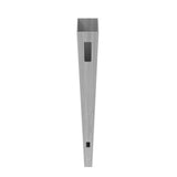 Barrette Outdoor Living Horizontal Fence 5 in. x 5 in. x 108 in. Vinyl Corner Post in Driftwood