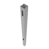 Barrette Outdoor Living Horizontal Fence 5 in. x 5 in. x 108 in. Vinyl End Post in Driftwood