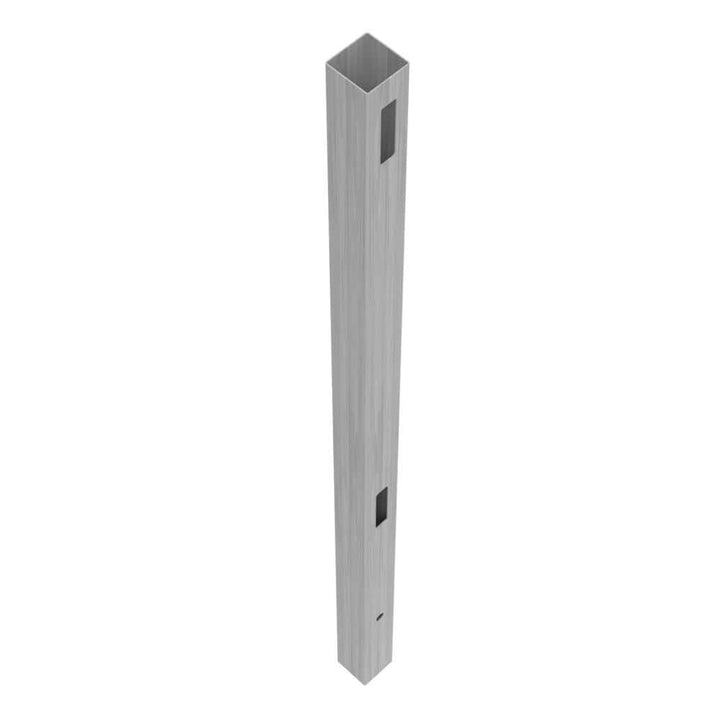 Barrette Outdoor Living Linden 108" Driftwood Gray Vinyl Fence End Post