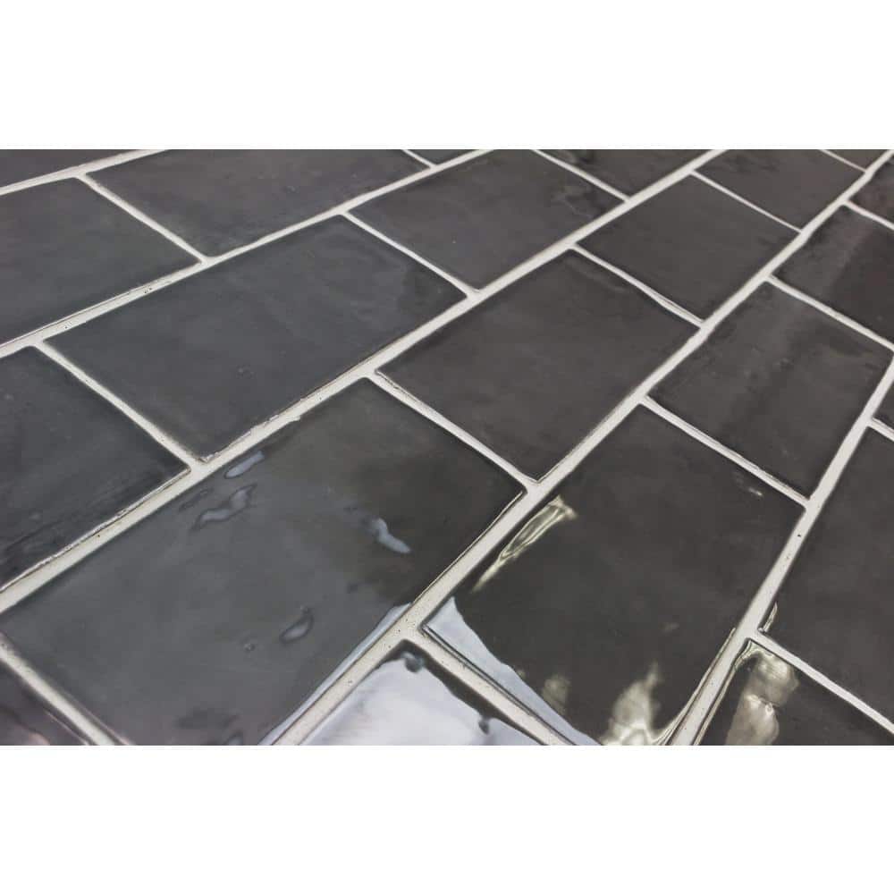 Ivy Hill Tile Catalina Driftwood 3 in. x 6 in. x 8 mm Polished Ceramic Subway Wall Tile (44-Pieces, 5.38 sq. ft. per Case)