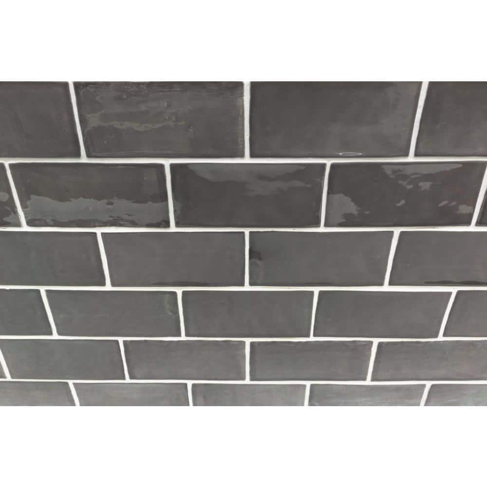 Ivy Hill Tile Catalina Driftwood 3 in. x 6 in. x 8 mm Polished Ceramic Subway Wall Tile (44-Pieces, 5.38 sq. ft. per Case)