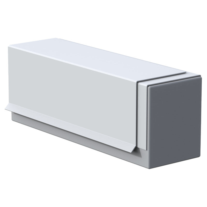 Flashco PVC 2x3 Nosing Drip Edge, Gray (SKU 08FCNDP23G)