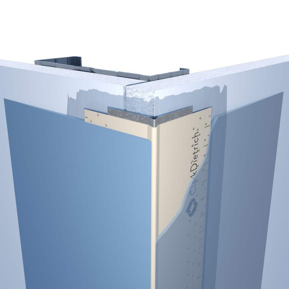 1.375 in. x 8 ft. Galvanized Steel Paper-Faced Standard Leg Drywall Corner Bead
