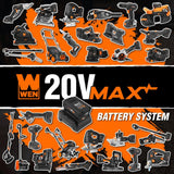 20-Volt Maximum Cordless Brushless Handheld 14 in. Drywall Sander with 4.0Ah Battery and Charger