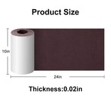 10 in. x 24 in. Dark Brown Self-Adhesive Leather Repair Drywall Patch For Car Seats, Couch Furniture