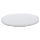 5 in. x 5 in. 1200 Grit Ultra Fine White Woven Pad with Velcro Back (10-Pack)