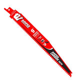 Diablo AMPED Demo Demon Carbide Teeth Reciprocating Saw Blade for General Purpose Cuts 9" 6/9 TPI 3/Pack