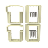 RDI T-Top Level Bracket Set (2-Top and 2-Bottom Brackets) in Dune