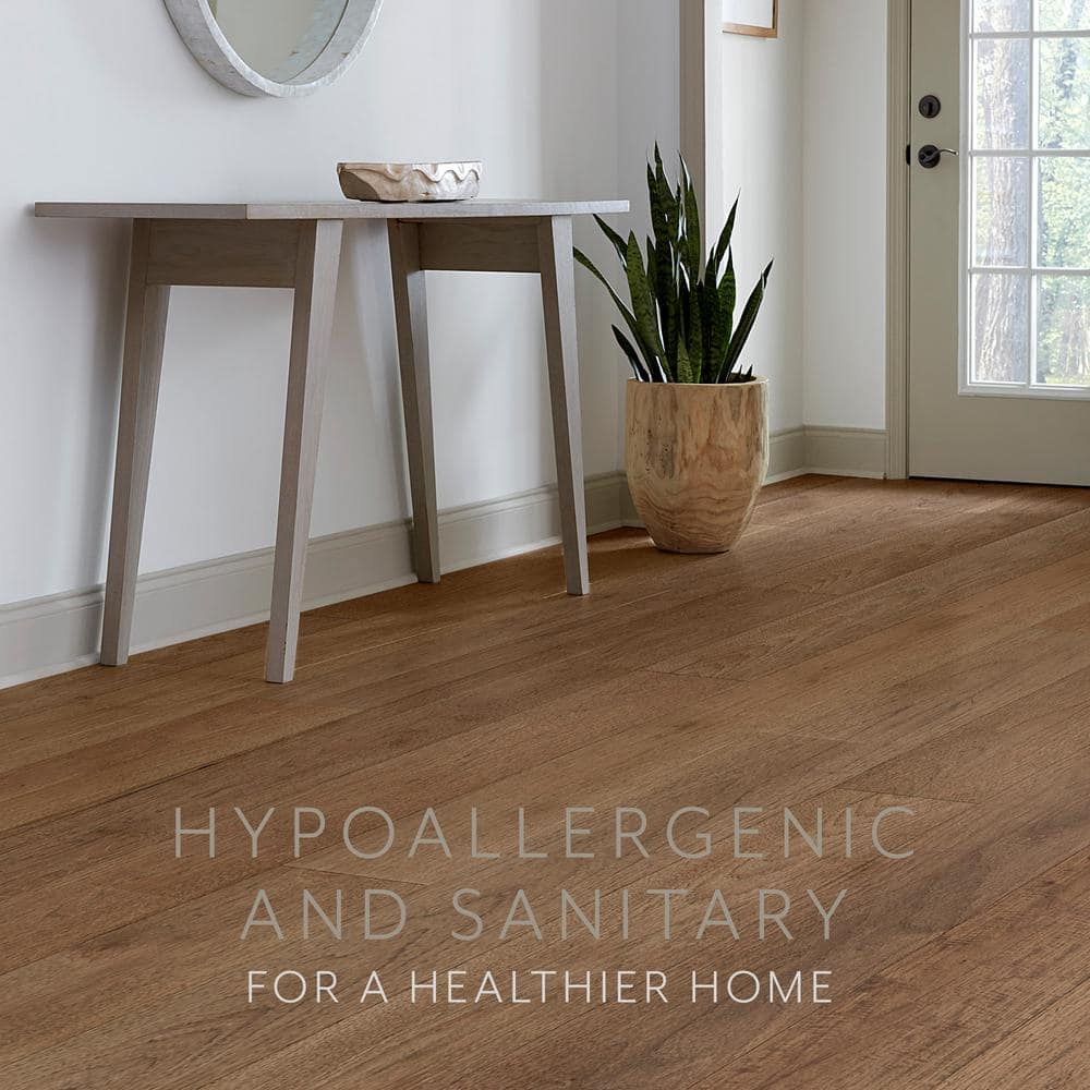 ASPEN FLOORING Durango Hickory 9/16 in T x 8.66 in. W Tongue and Groove Wire Brushed Engineered Hardwood Flooring (31.25 sqft/case)