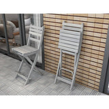 Interbuild 1 ft. x 1 ft. Interlocking Solid Hardwood Acacia Deck Tile in Dusk Grey (10-Piece per Carton - 10 sq. ft.)