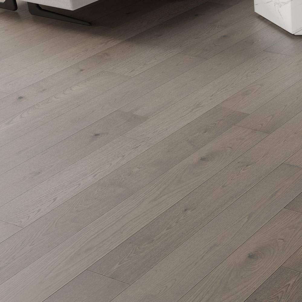 Selkirk Dusty Littleton 1/2 in. T x 7.5 in. W Tongue and Groove Wire Brushed Engineered Hardwood Flooring (31.09 sq.ft./case)