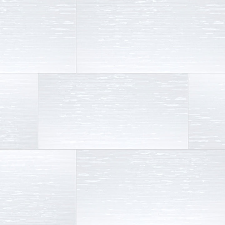 MSI Dymo White Stripe 12 in. x 24 in. Glossy Ceramic Wall Tile (16 sq. ft. / Case)