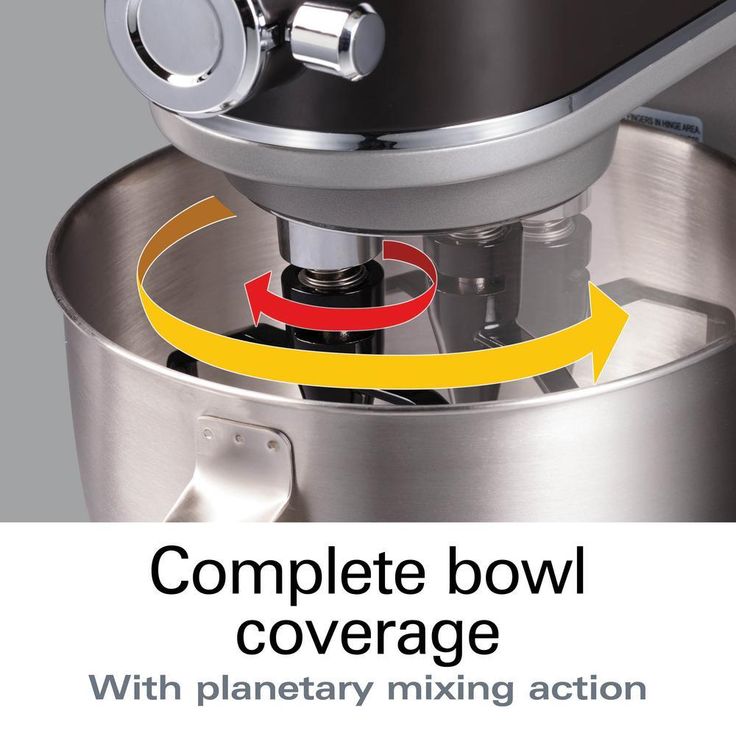 4.5 Qt. 12-Speed Black and Silver Stand Mixer