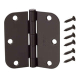 3 in. Satin Brass 5/8 in. Radius Door Hinge
