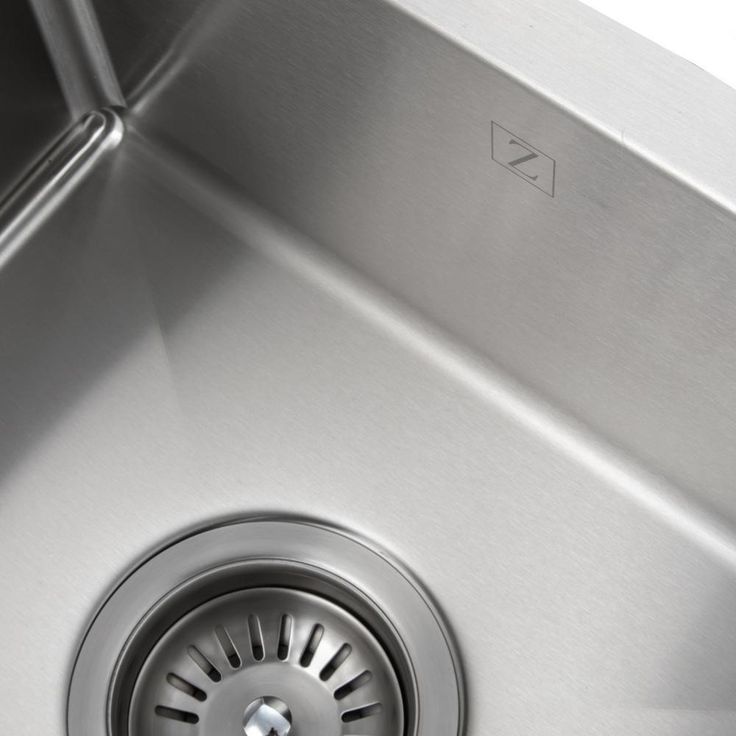 ZLINE 15 in. Borea Undermount Single Bowl Bar Sink in Stainless Steel