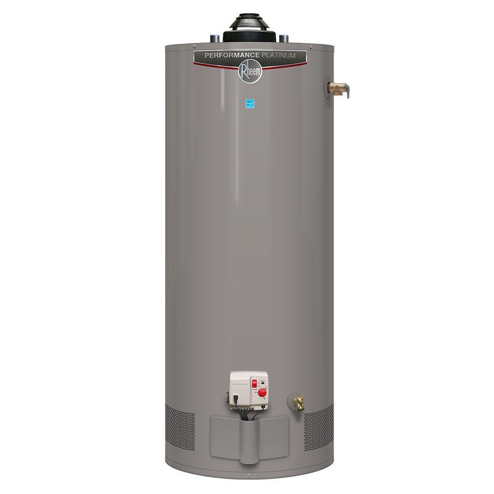 Performance Platinum 50 Gal. Short 12 Year 40,000 BTU Natural Gas Powered Damper ENERGY STAR Water Heater - Super Arbor