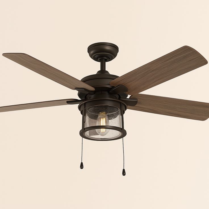 Home Decorators Collection Shanahan 52-inch LED Indoor/Outdoor Bronze Ceiling Fan with Light Kit