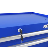 Kobalt 26.7-in W x 33-in H 4-Drawer Steel Rolling Tool Cabinet (Blue)