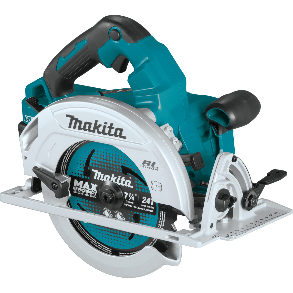 Makita 18V X2 LXT (36V) Brushless Cordless 7-1/4 in. Circular Saw Kit with 5.0Ah Batteries