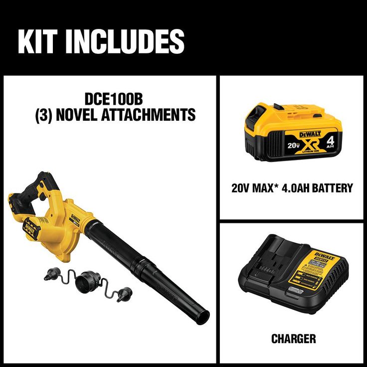135 MPH 100 CFM 20-Volt MAX Lithium-Ion Cordless Blower Kit with Battery 4Ah and Charger