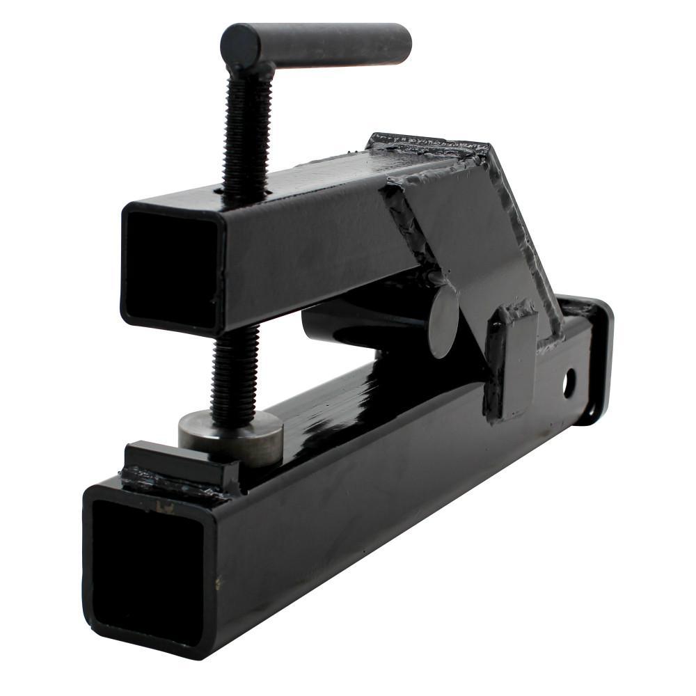 Extreme Max Clamp-On Tractor Bucket Hitch Receiver Adapter - 2 in. - Super Arbor