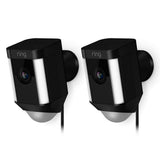 Spotlight Cam Wired Outdoor Rectangle Security Camera, White - Super Arbor