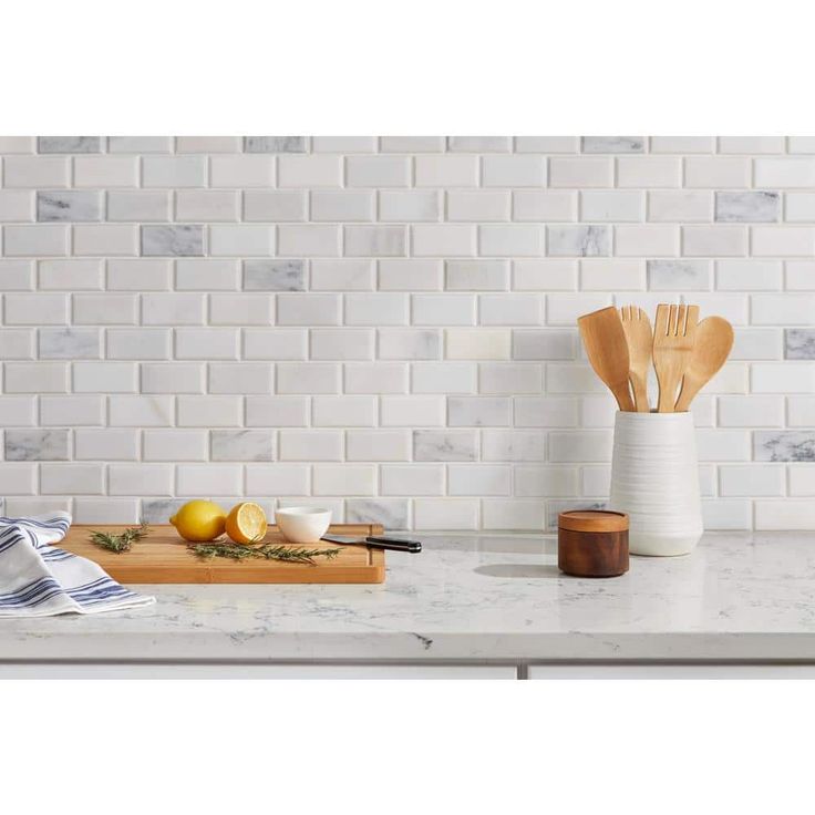 MSI Greecian White Beveled 12 in. x 12 in. x 10 mm Polished Marble Mesh-Mounted Mosaic Tile (1 sq. ft.)