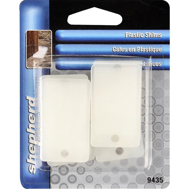 Wedge-It White Plastic Shims (6 per Pack)
