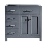 Caroline Parkway 72 in. W Bath Vanity Cabinet Only in Espresso - Super Arbor