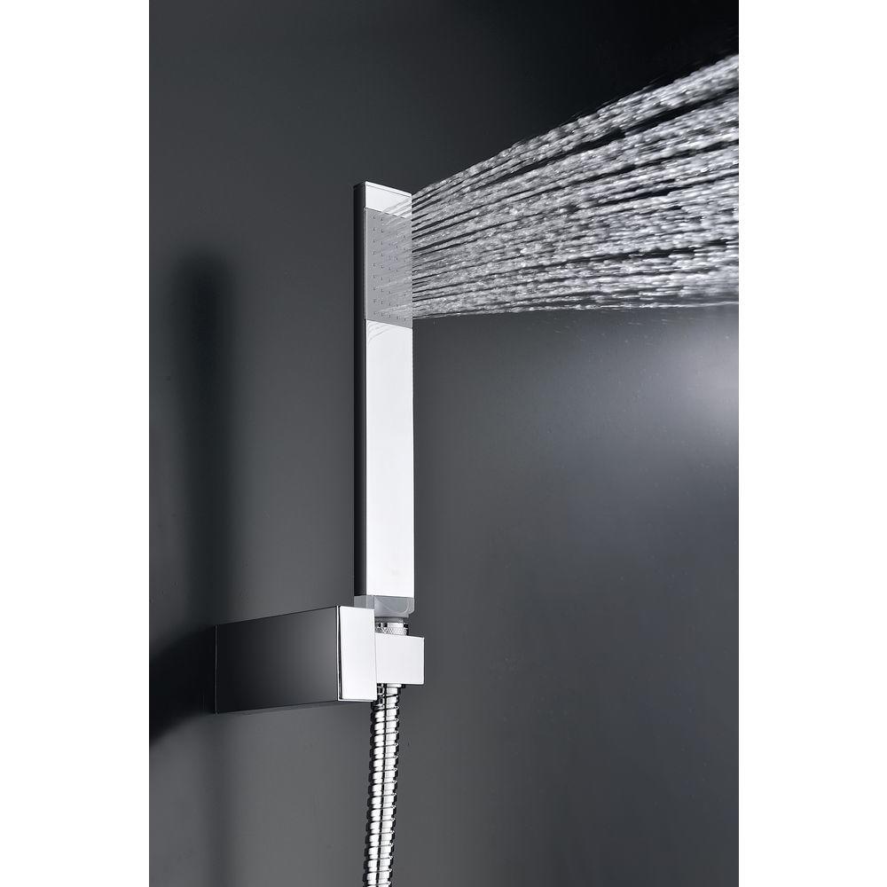 Byne 1-Handle 1-Spray Tub and Shower Faucet with Sprayer Wand in Polished Chrome (Valve Included) - Super Arbor