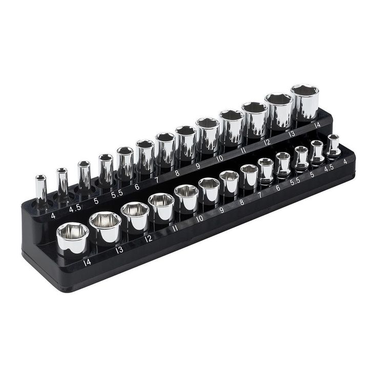 U.S. GENERAL 1/4 in. Drive Metric Magnetic Socket Holder