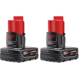 M12 12-Volt Lithium-Ion Cordless Jig Saw and Jobsite Radio with two 3.0 Ah Batteries