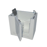 Nova Heated 5 ft. Walk-In Air and Whirlpool Jetted Tub in White with Chrome Trim - Super Arbor
