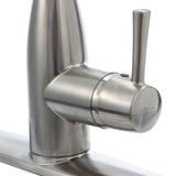 Fairbury Single-Handle Pull-Down Sprayer Kitchen Faucet in Stainless Steel - Super Arbor