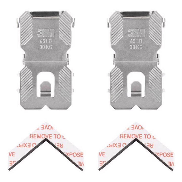 3M CLAW Silver Drywall All-Purpose Picture Hangers, 65 lb, 2 Pack