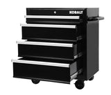 Kobalt 26.7-in W x 33-in H 4-Drawer Steel Rolling Tool Cabinet (Black)