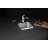 Dayton Undermount Stainless Steel 16 in. Single Bowl Bar Sink