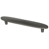 Modern Herringbone 3-3/4 in. (96mm) Center-to-Center Brushed Brass Cabinet Drawer Pull (2-Pack) - Super Arbor