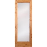 24 in. x 80 in. Privacy Smooth 1 Lite Primed MDF Interior Door Slab - Super Arbor