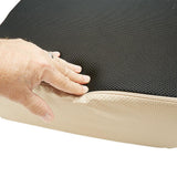 Black Fabric Memory Cushion Foot Rest, Ergonomic Foot Relief, Pressure Foot Relief for Comfort, Multi-Purpose Cushion - Super Arbor