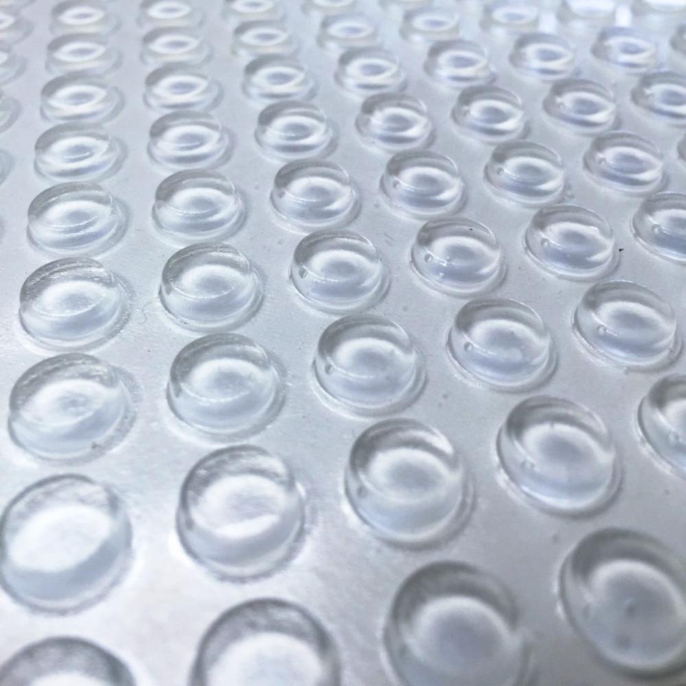 Adhesive 3/8 in. Rubber Bumpers Stops Door Drawer Cabinet Home Kitchen Glass Holder (120 Pack) - Super Arbor