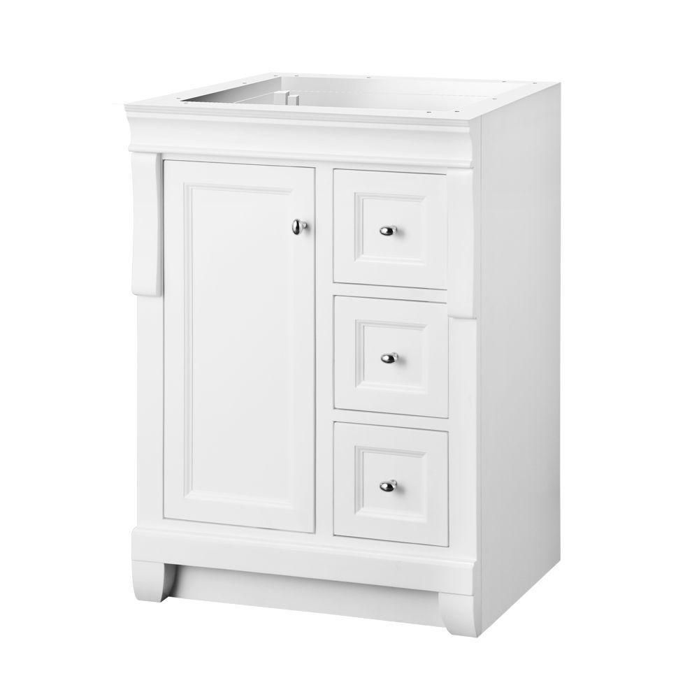 Naples 30 in. W 21.63 in. D Vanity Cabinet Only in Warm Cinnamon with Left Hand Drawers - Super Arbor