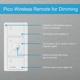 Caseta Wireless Pico Wall-Mounting Kit, White - Super Arbor