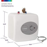4 Gal. Mini-Tank Electric Water Heater (3-Pack)