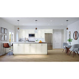 allen + roth Dawley 18-in W x 36.125-in H x 12-in D Linen Maple Door Wall Semi-Custom Cabinet